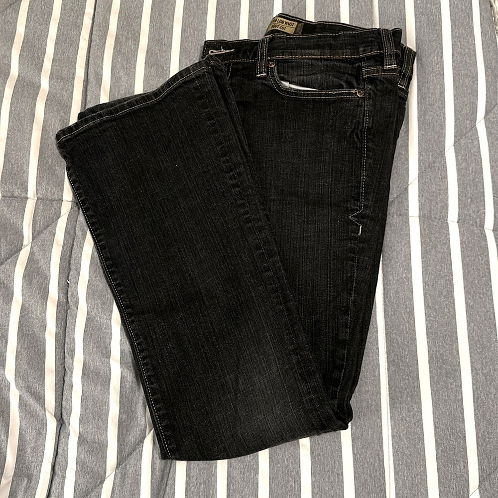 Women's black boot cut jeans